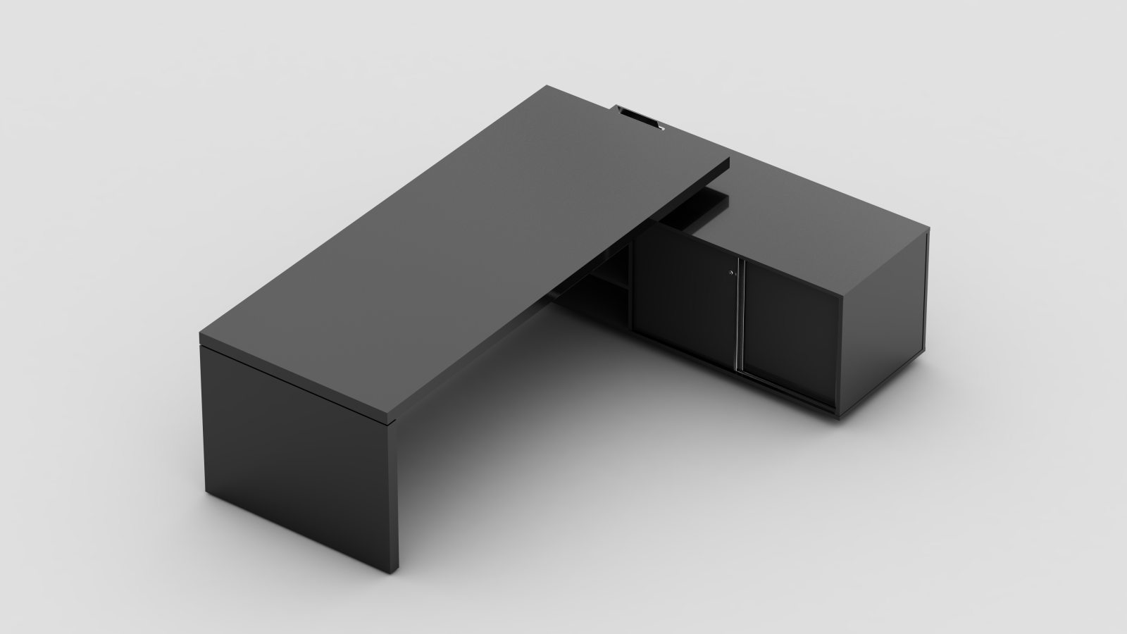 Mesa e armario lateral - Móveis Otto linha Bpss